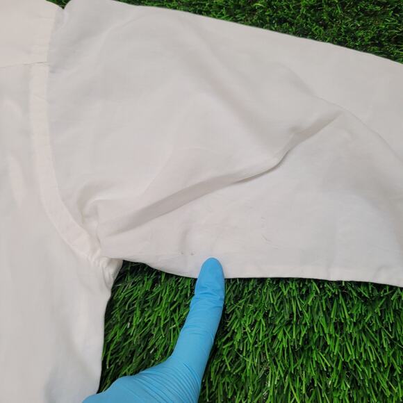 VTG 90s Wrangler "Made in USA" Cowboy Cut Western Shirt XL (Tagged 17x35) - Picture 5 of 7